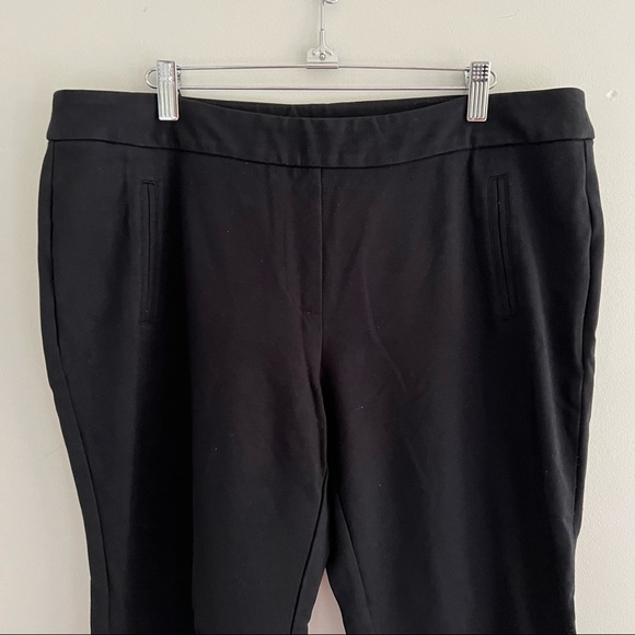 Northern Reflections Black Jersey Pants Size 14 Ankle - Picture 3 of 9